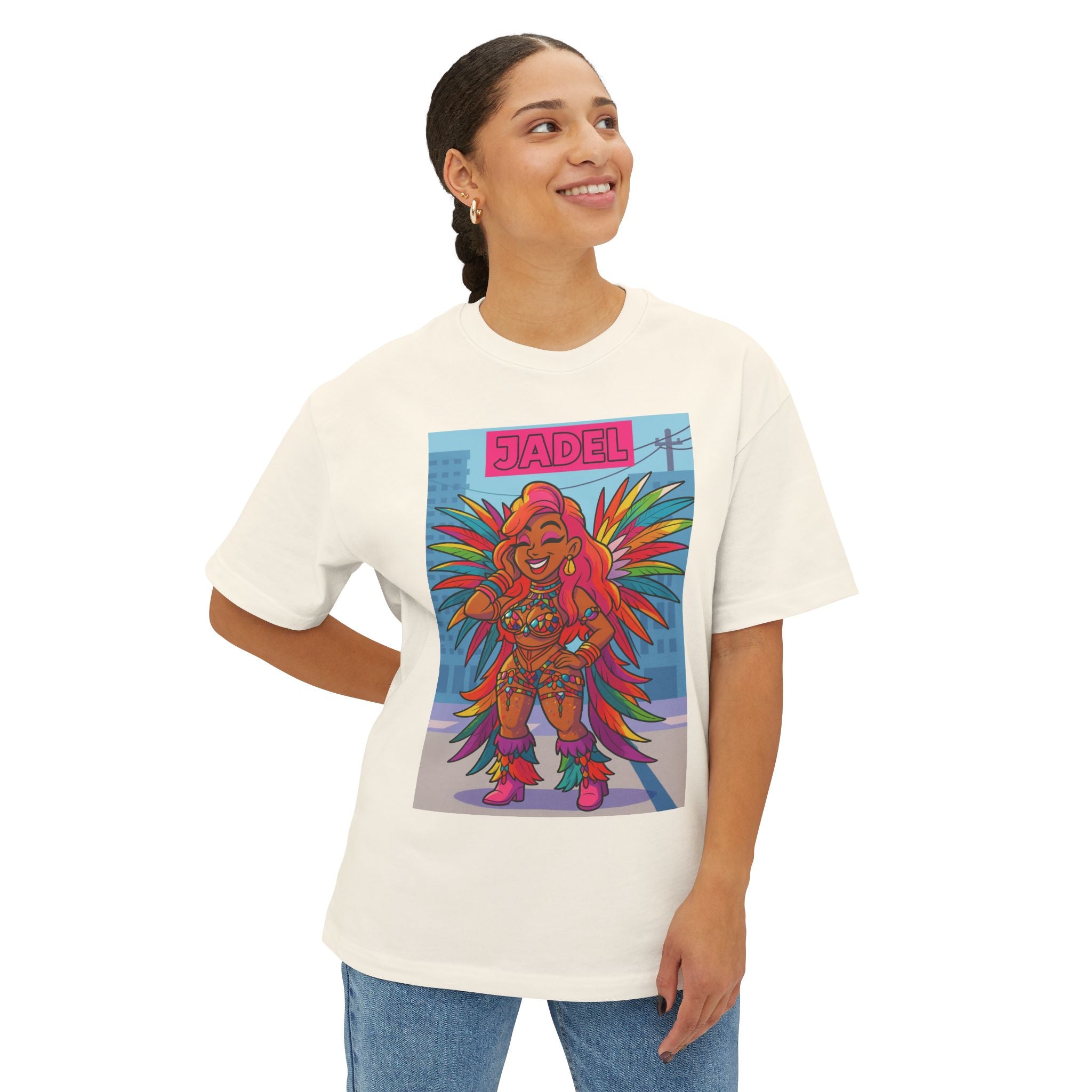 Bold Graphic Unisex Oversized Tee - JADEL Collection