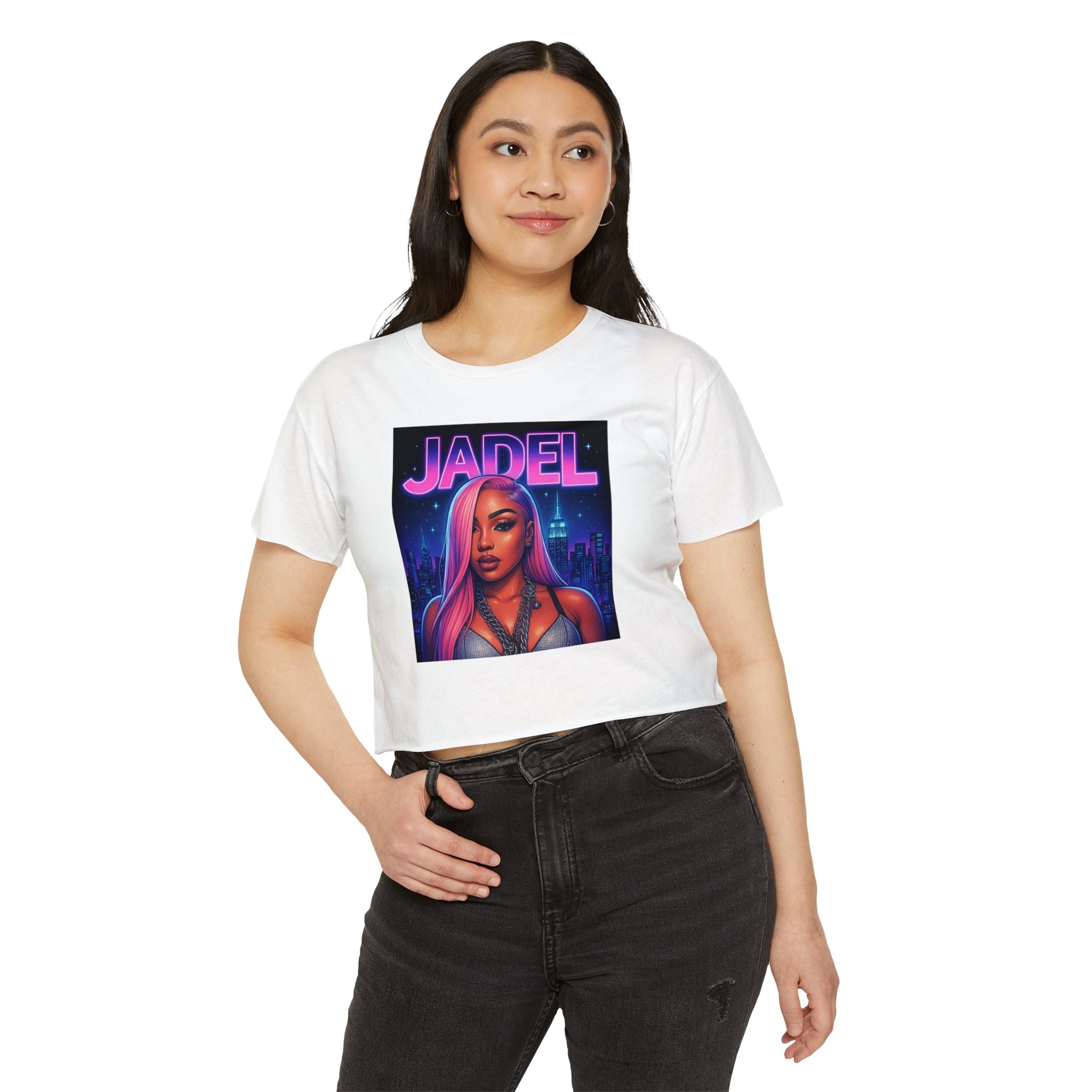 Vibrant Festival Crop Top for Women, Summer Tank, Colorful Graphic Tee, Casual Party Wear, Outdoor Concert Apparel