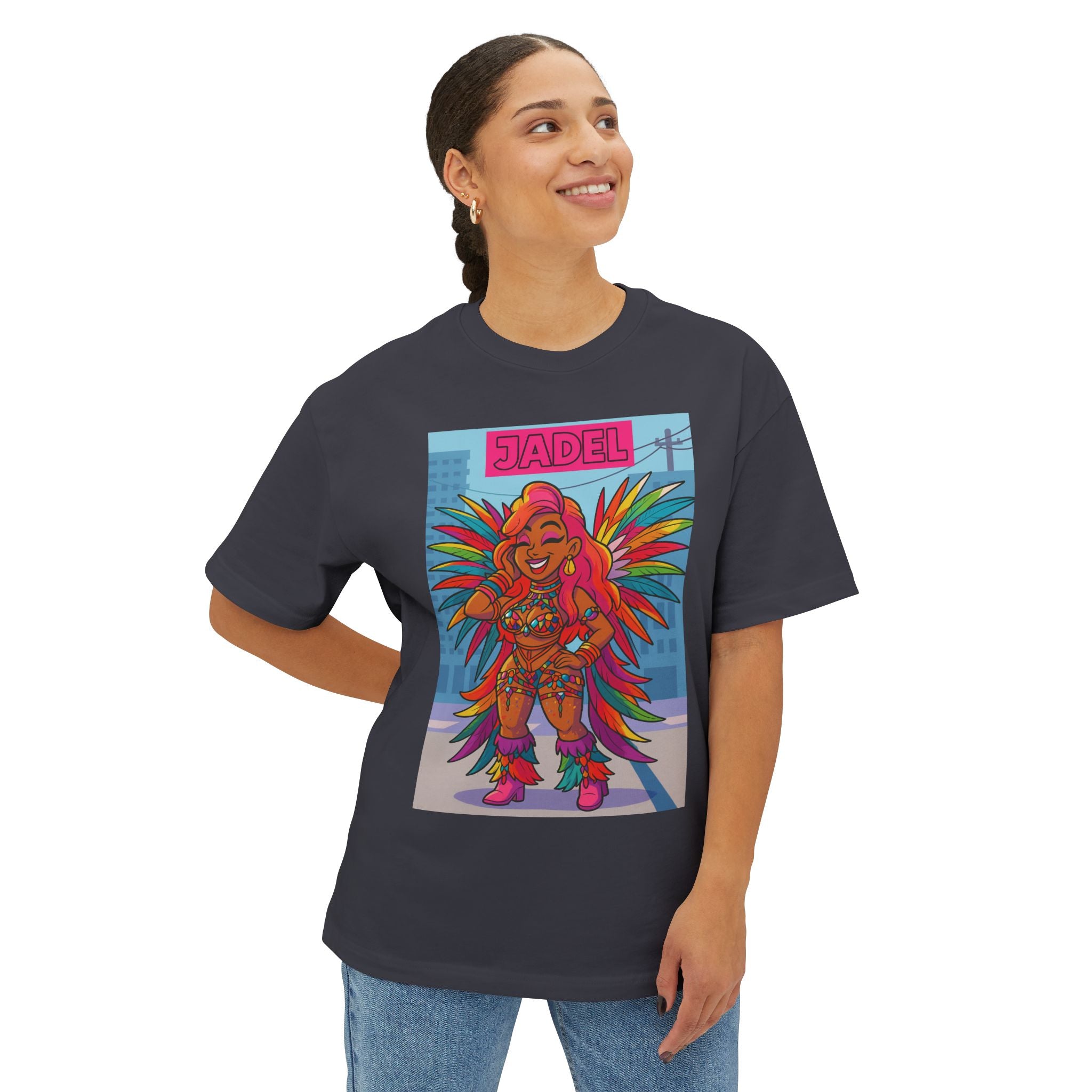 Bold Graphic Unisex Oversized Tee - JADEL Collection