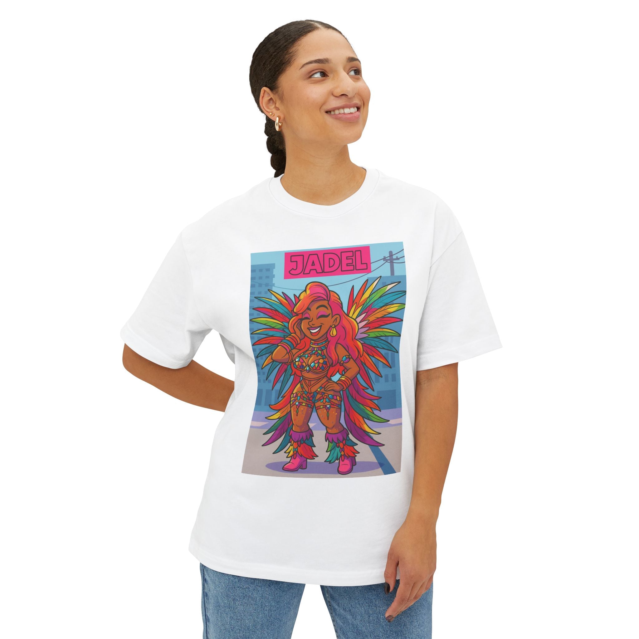 Bold Graphic Unisex Oversized Tee - JADEL Collection