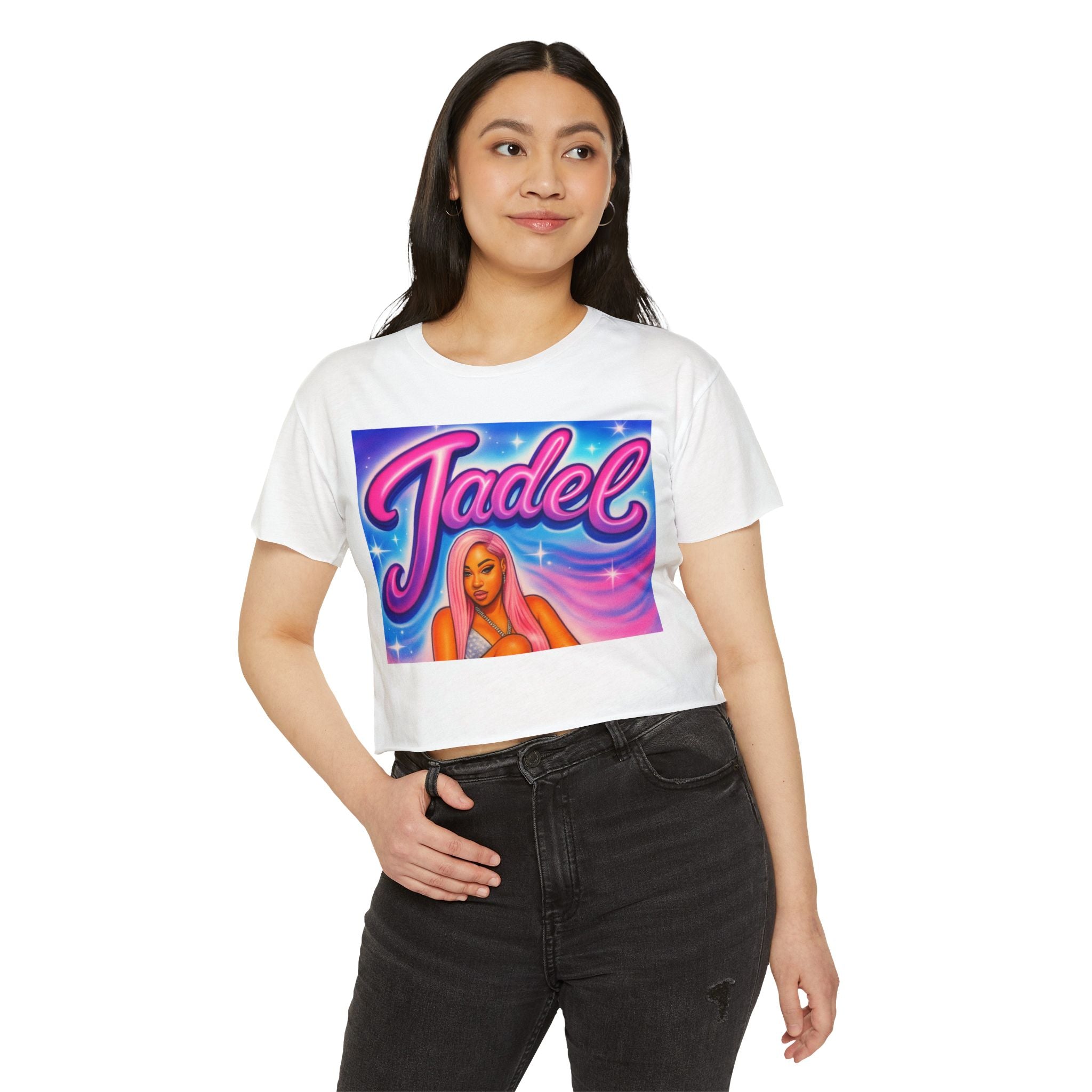 Copy of Vibrant Festival Crop Top for Women, Summer Tank, Colorful Graphic Tee, Casual Party Wear, Outdoor Concert Apparel